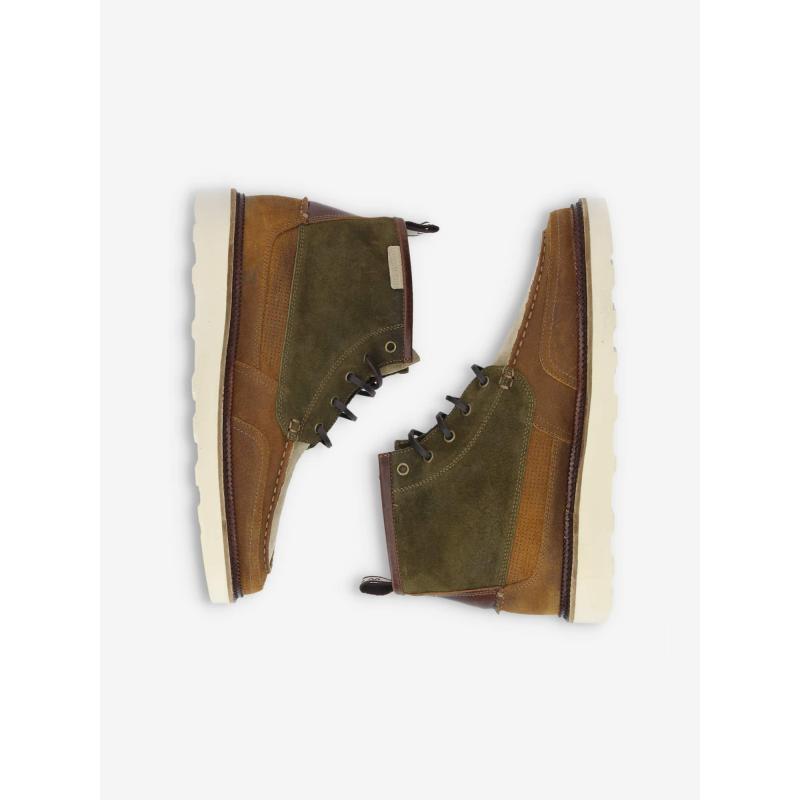 DOCK MID - OIL SUEDE - ARMY/CHESTNUT